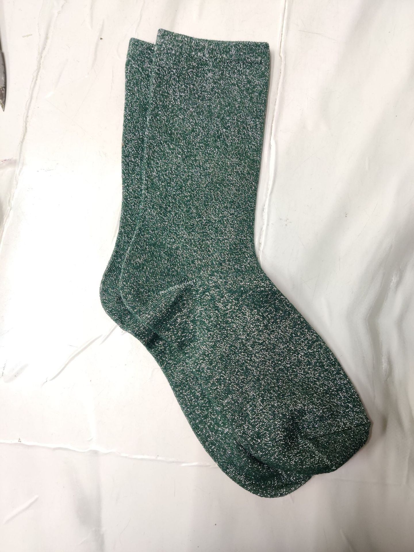Women's Solid Color Thin Breathable Japanese Lurex Socks