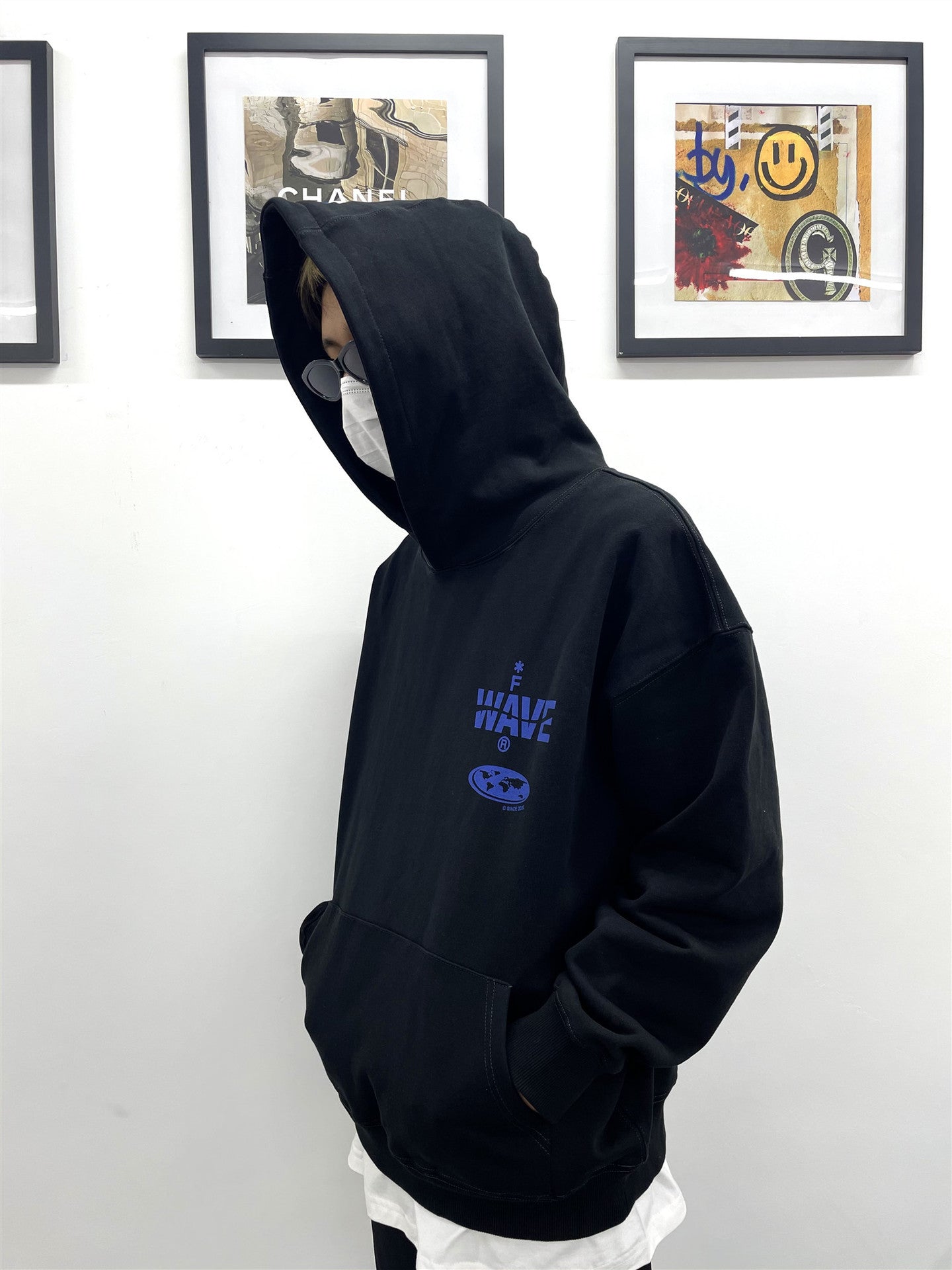 Printed Spring And Autumn Hooded Sweater Men