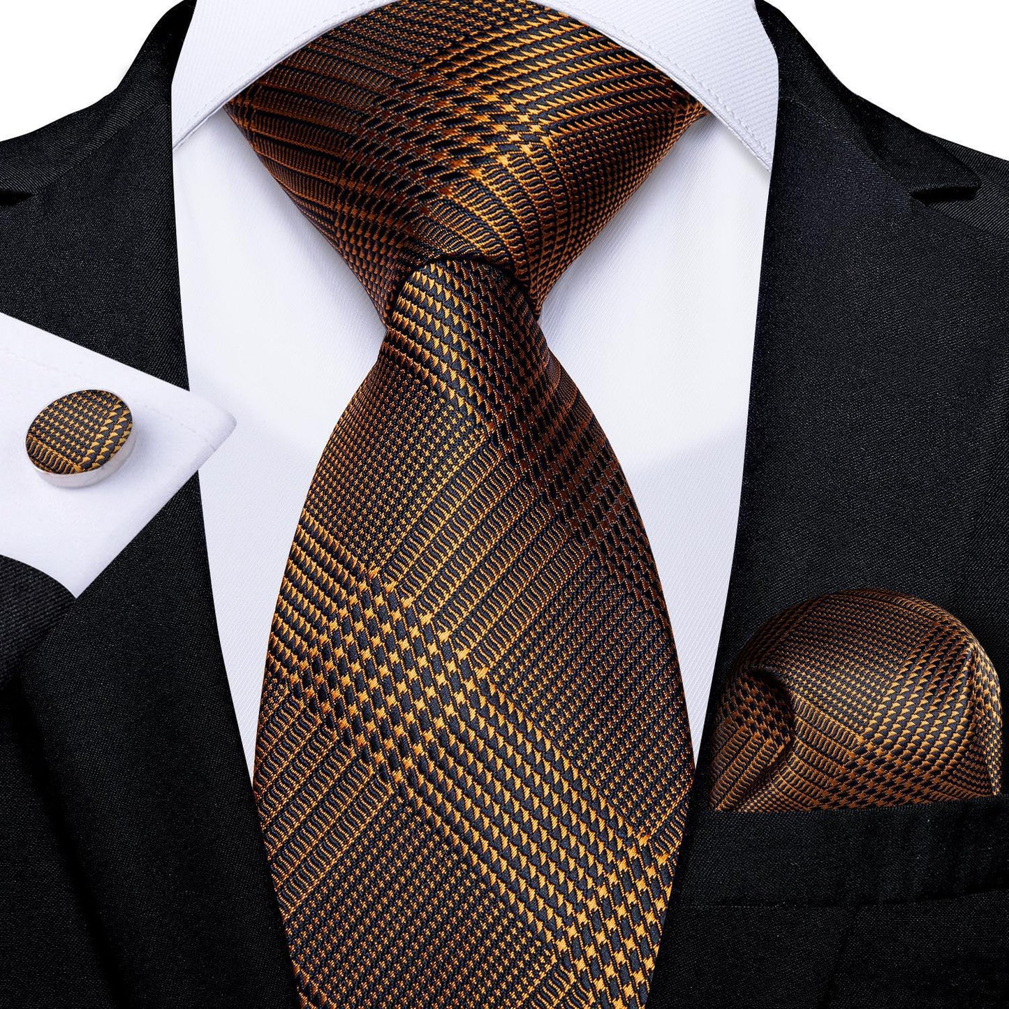 Vintage Jacquard Paisley Tie 3-Piece Set