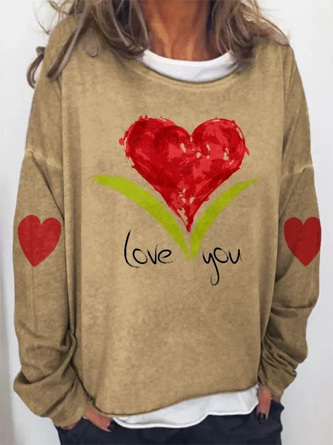 Loose Casual And Comfortable Round Neck Temperament Commute Style Sweater