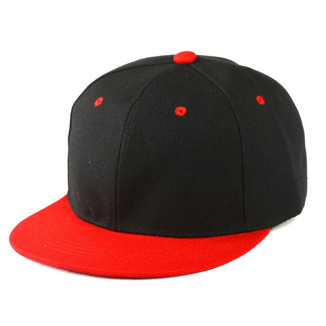 Men's And Women's Fashion Color Blocking Flat Brim Duck Tongue Hat