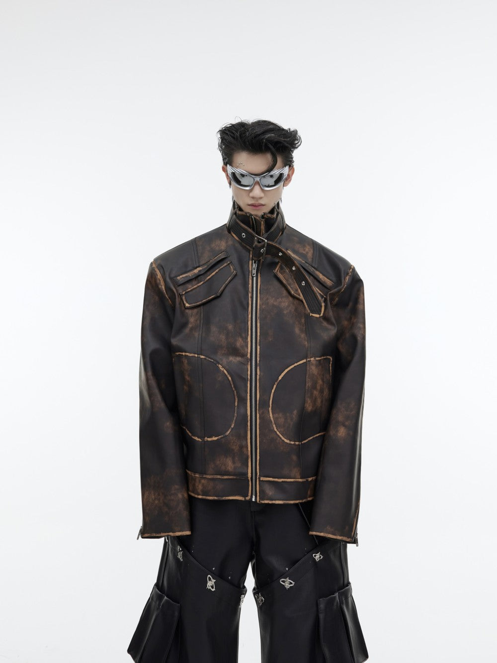 Leather Jacket Loose And Short Style