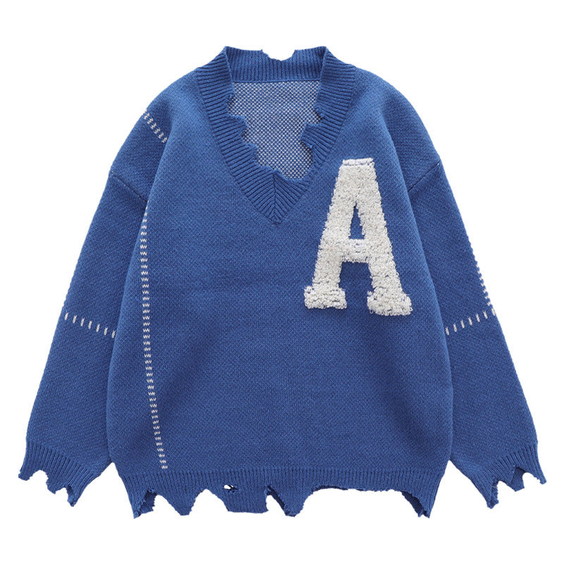 Men's Sweater Couple Knitted Sweater Cardigan Jacket