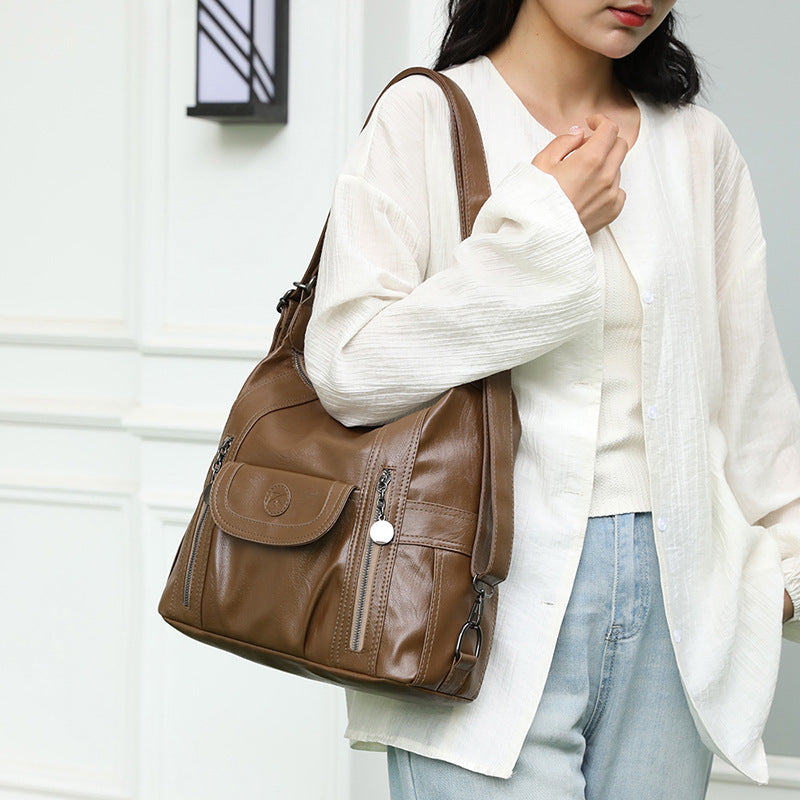 Shoulder Messenger Bag Tote Handbag Women's Multi-functional Backpack