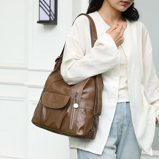Shoulder Messenger Bag Tote Handbag Women's Multi-functional Backpack