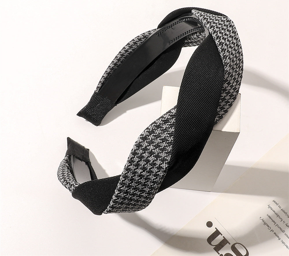 Curry Cross Hair Band Fashionable And Versatile