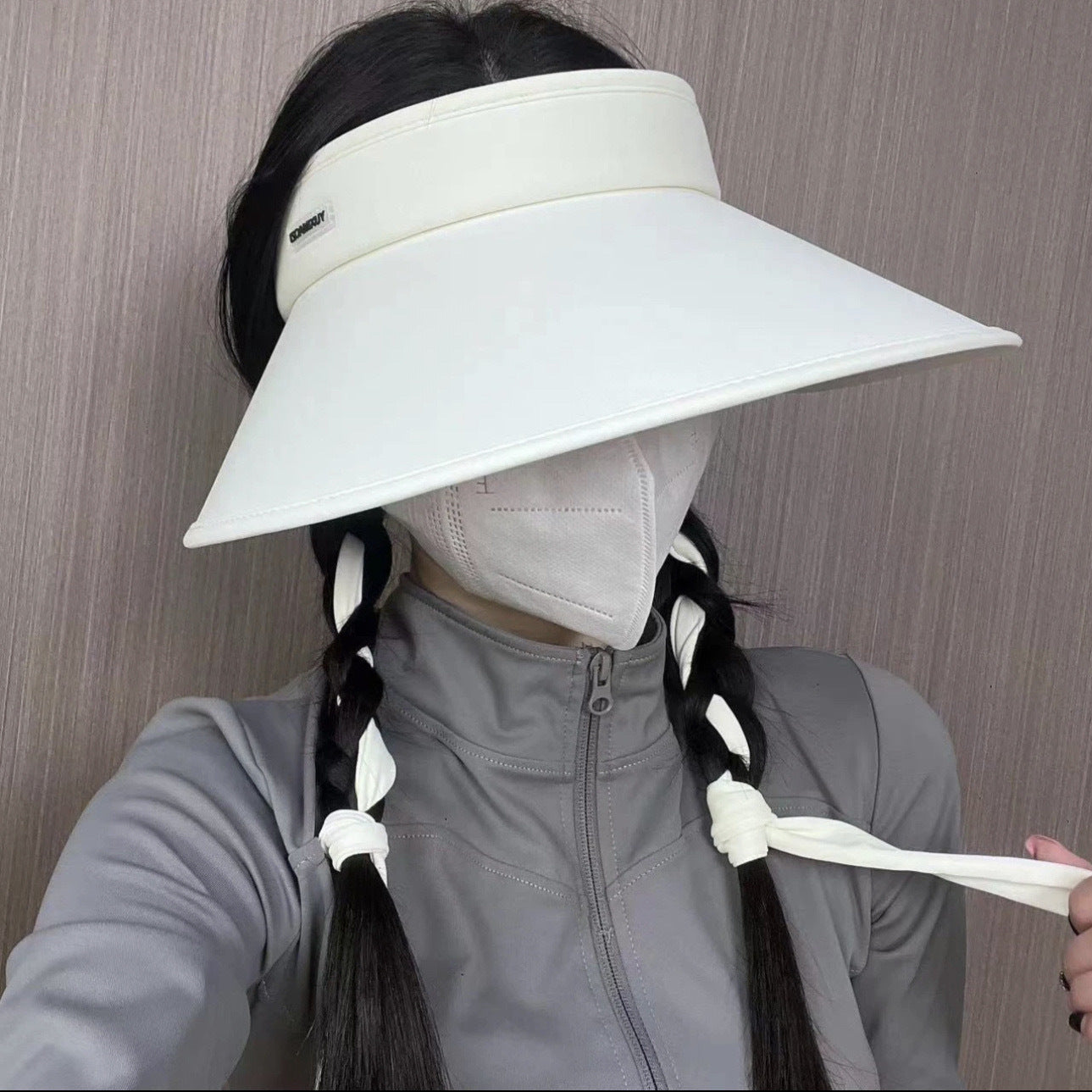Top Sun Protection Hat Female Summer Cycling UV Protection