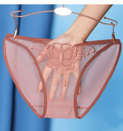 Butterfly High Elastic Breathable Transparent Briefs