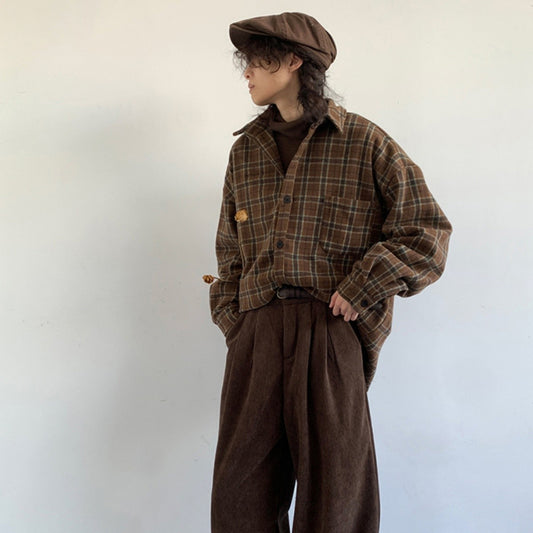 Winter Vintage Checkered Work Shirt