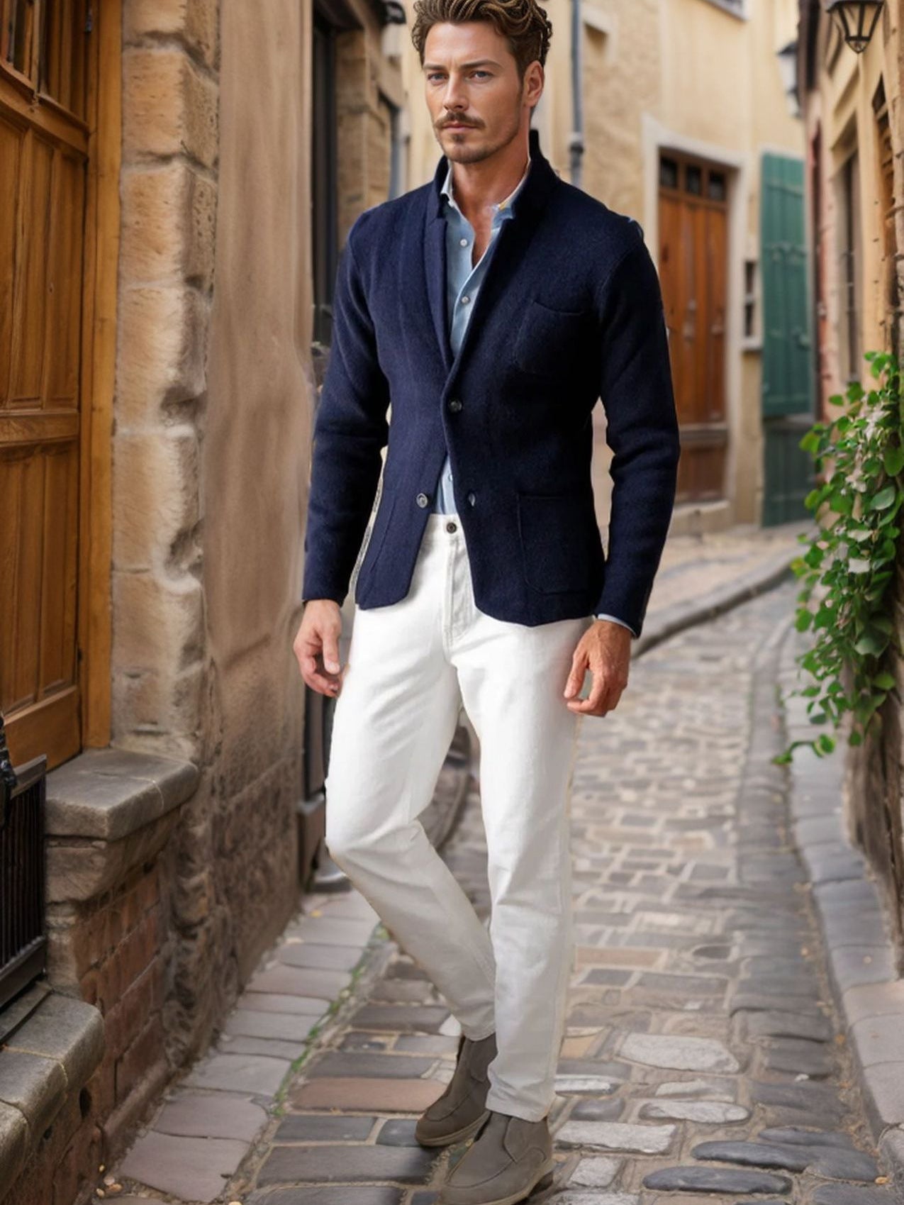 Fashionable Casual Mens Jacket In European And American Styles