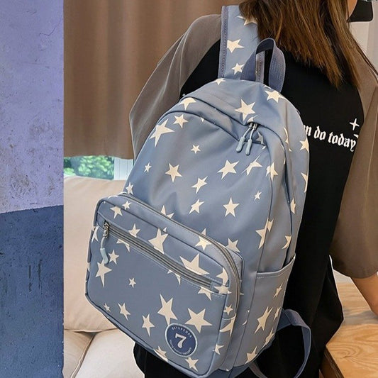 Women's Fashion Simple Large Capacity XINGX Printed Schoolbag