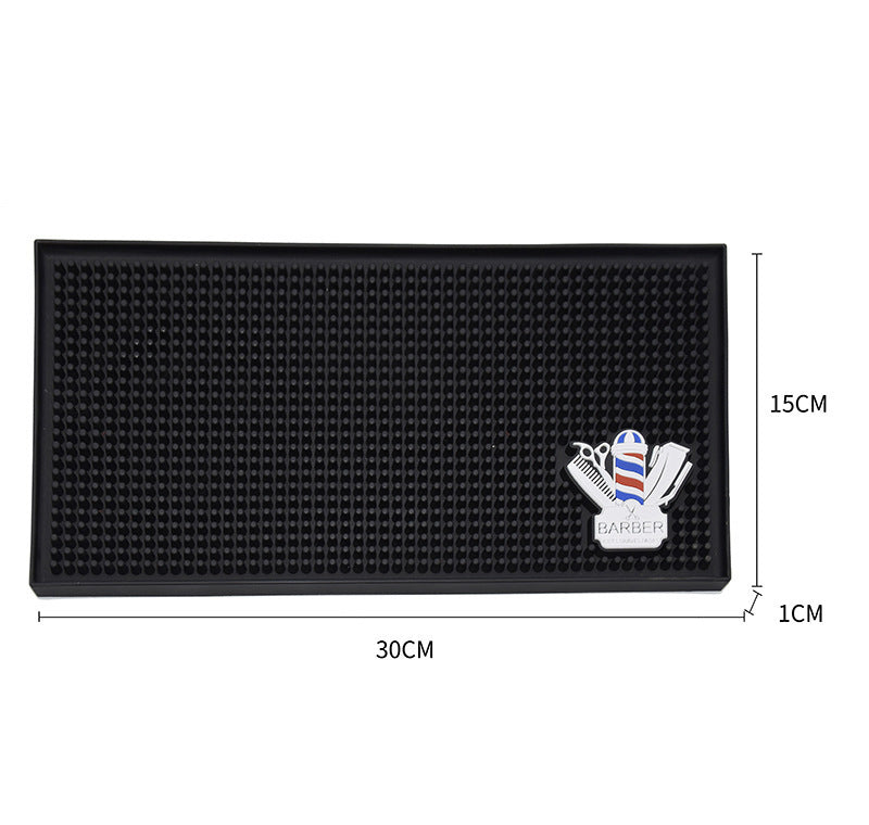 Hairdressing Tool Anti-Skid Pad, Retro Oil Head Clipper Silicone Pad