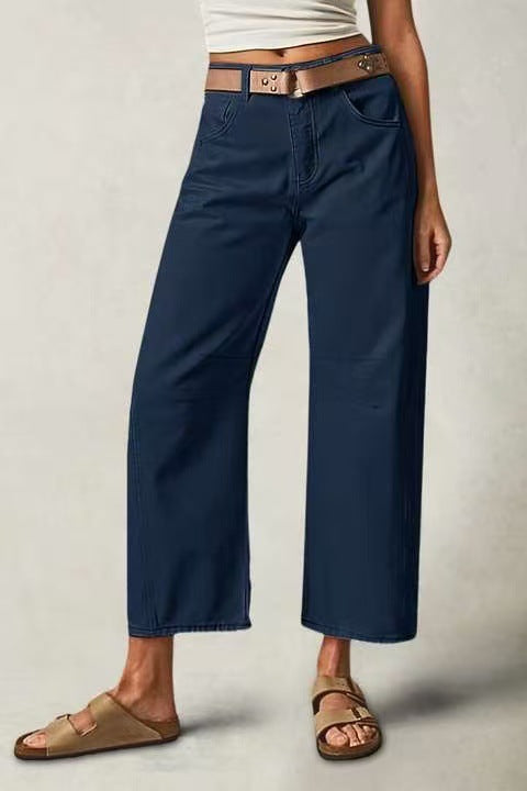 Casual Slim Fit All-matching Straight Jeans