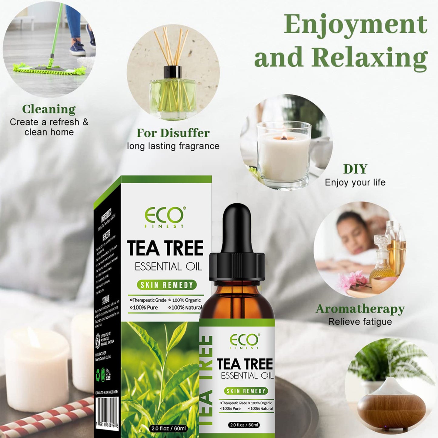 Essential Tea Tree Oil Massage Essential Oil Acne Fade