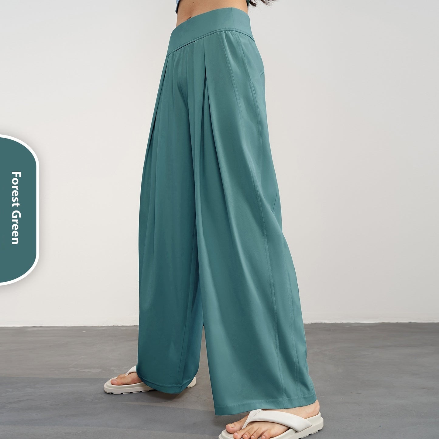 High Waist Loose Quick-drying Fitness Wide Leg Straight Pants