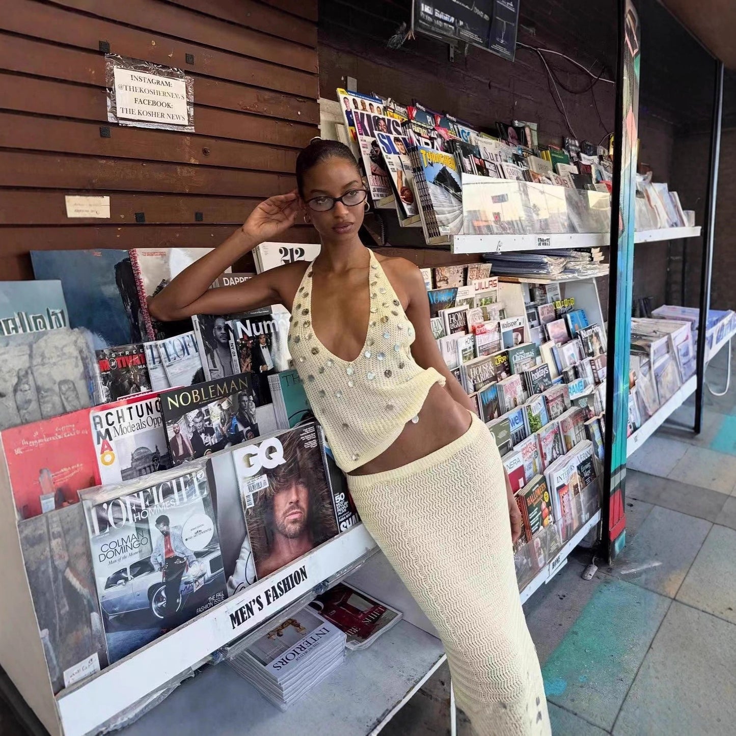 Elegant All-Match Sheath Skirt Suit For Women