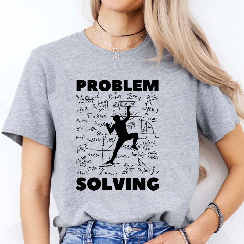 Climbing Problem-Solving Graphic T-Shirt