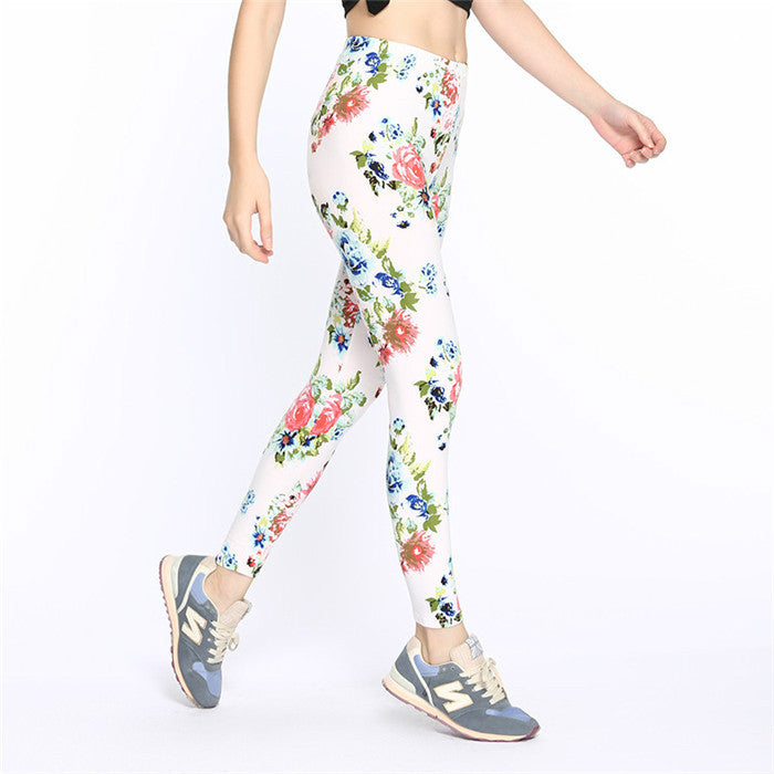 Women's Fashion Double-sided Brushed English Letters Nine-quarter Pants