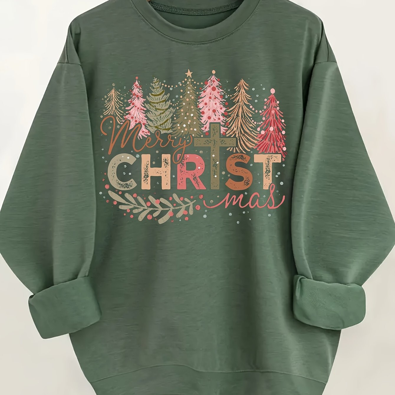 Jul Europæisk Amerikansk Mode Blomstret Print Dame Sweater