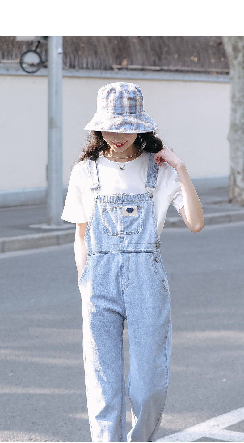 Summer Small Design Sense Niche Suspender Trousers