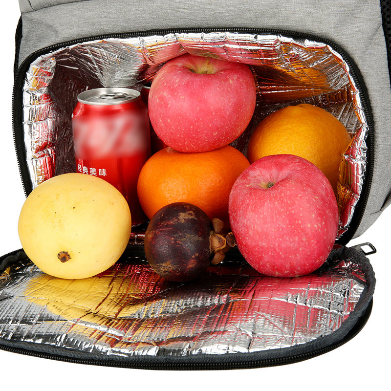 Outdoor Travel Thickening Thermal Insulation Backpack Leak-proof Water Bag