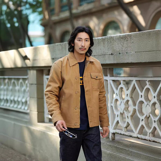 Navy Deck Serving Thickened Coat Men's Cotton Clothes