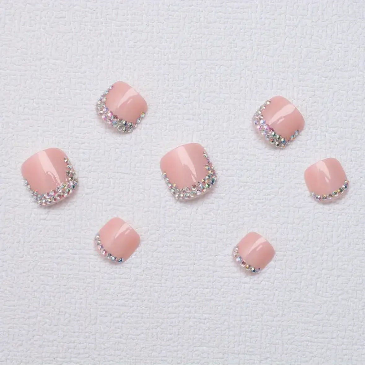 Fashion Simple And Short Square Foot Manicure