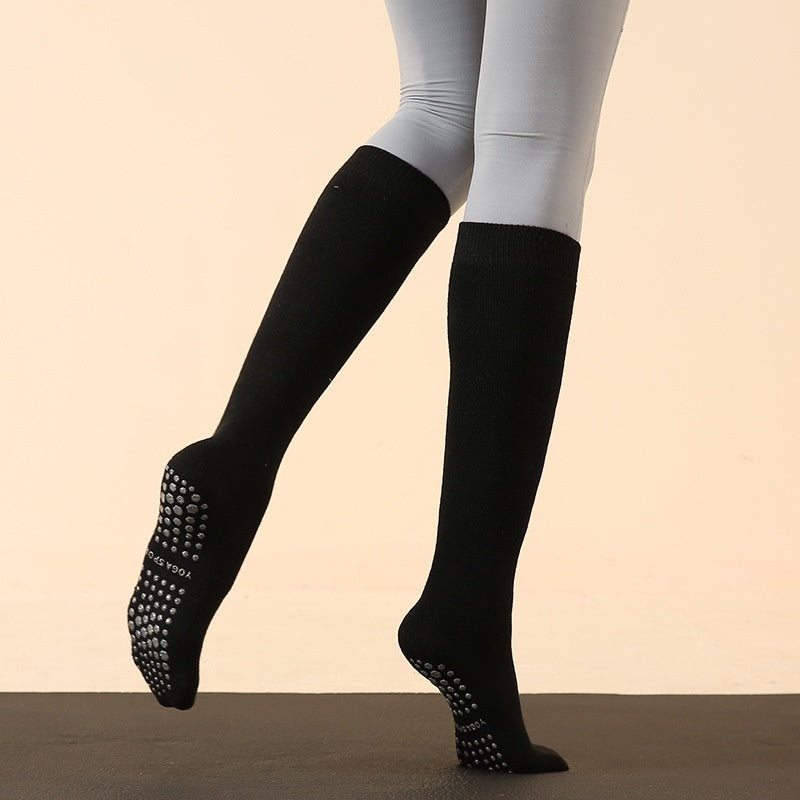 Women's Thick Autumn And Winter Long Tube Yoga Socks