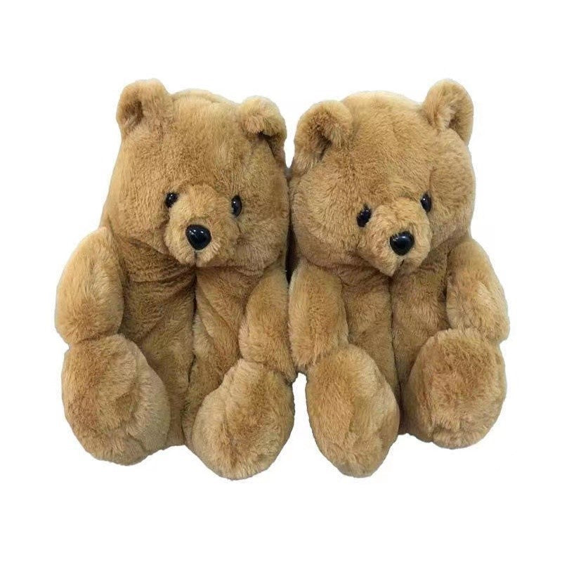 Indoor Cartoon Extra Thick Non-slip Animal Cotton Slippers