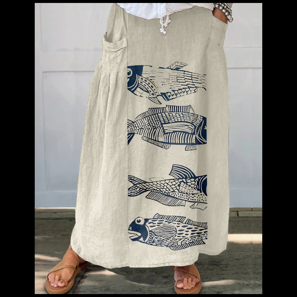 Women's Fashion Personalized 3D Printed Skirt