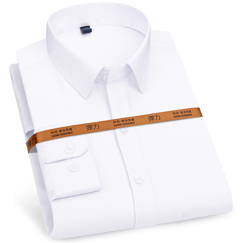 Men's Long-sleeved Shirt Autumn Stretch Business