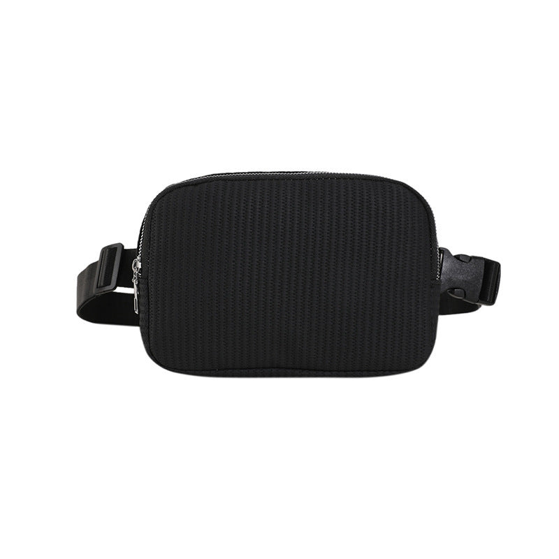 Women's Simple And Lightweight Solid Color Waist Bag