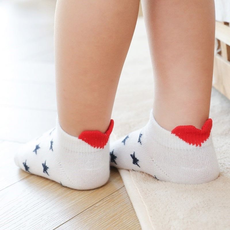 Of Baby Girls Cotton Mesh Newborn Socks 5 Pairs