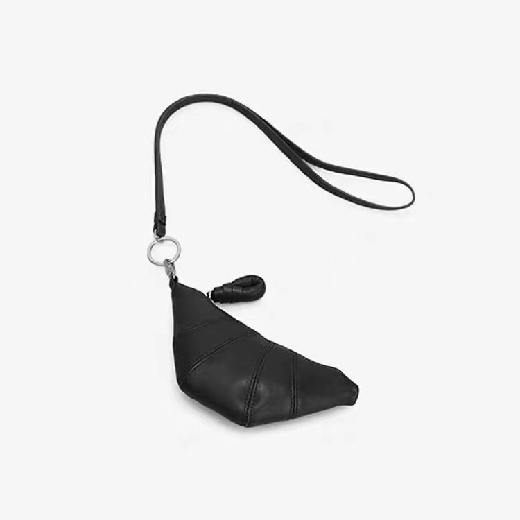 Special-interest Design Leather Mini Tribute Croissant
