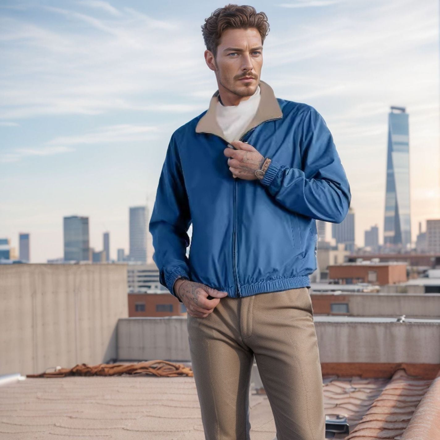 Double-headed Zipper Sun Protective Clothes Coat