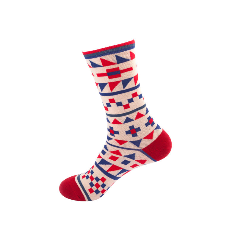 Socks Tide Brand Medium Tube Unisex Street Creative