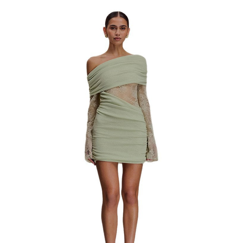 Sexy Lace Sheer Beach Cover-up Bikini Swimsuit Beach Dress