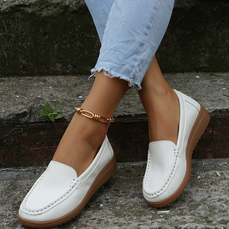 Ladies Fashion Personality Soft Sole Peas Shoes
