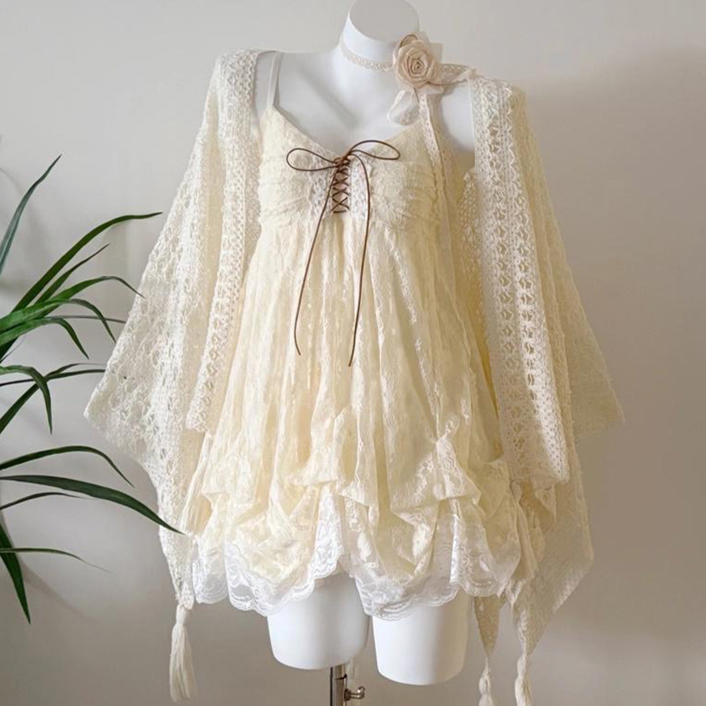 Fashion Set Fresh And Sweet Bloom Dress For Girls