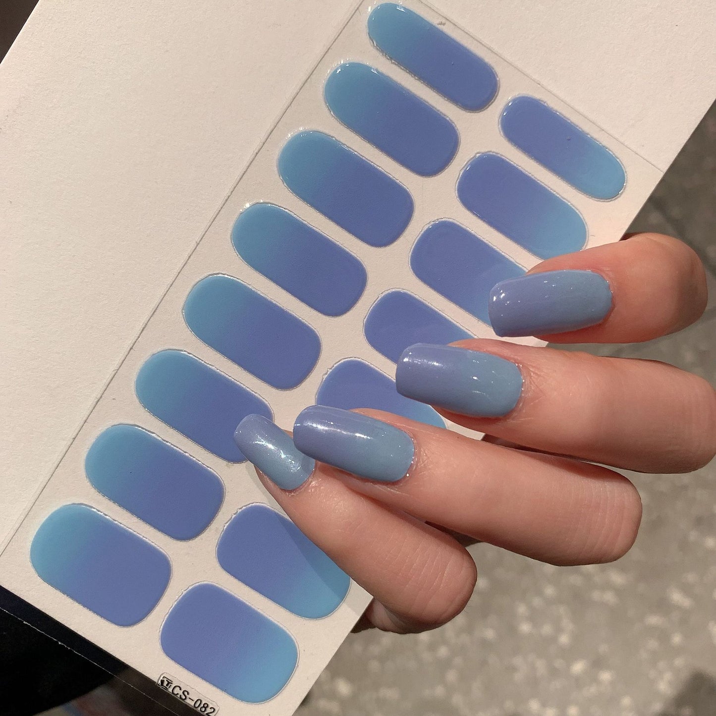 Gradient Color Nail Sticker Spring And Summer Comely Finger