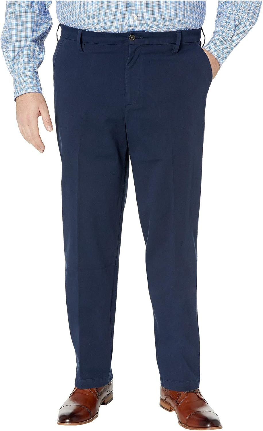 Men'S Classic Fit Workday Khaki Smart 360 FLEX Pants (Standard and Big & Tall)