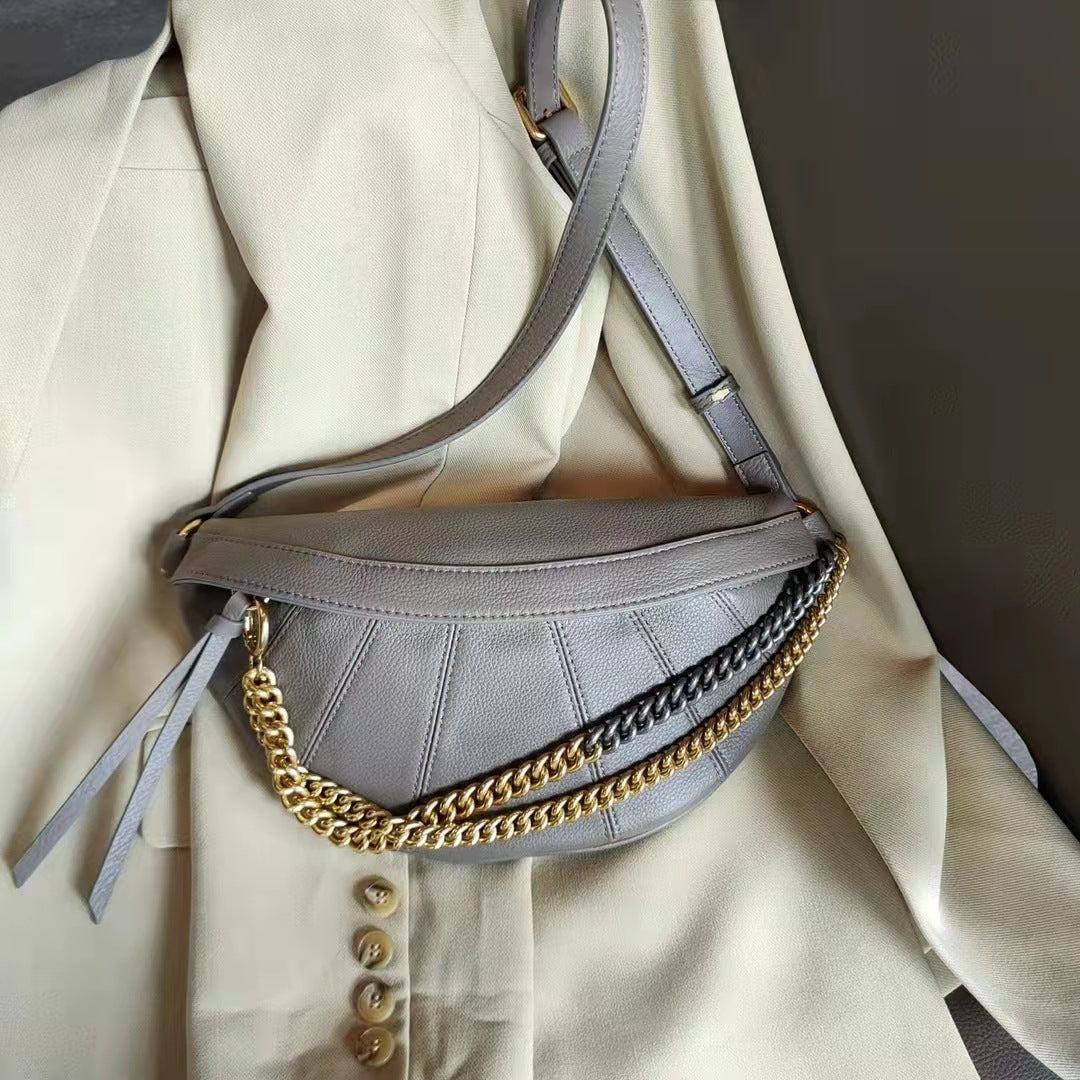 Disco Bag Soft Leather Chain Fashion Casual