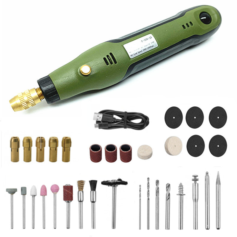 New USB Rechargeable Speed Control Mini Electric Sharpening Pen Set