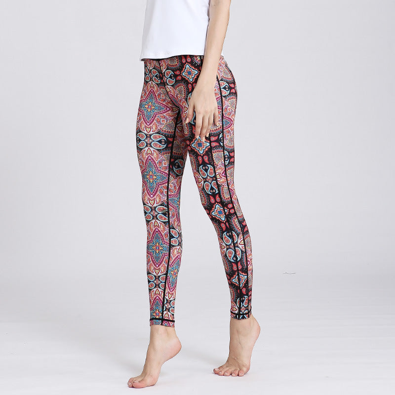 New European And American Plain Yoga Pants