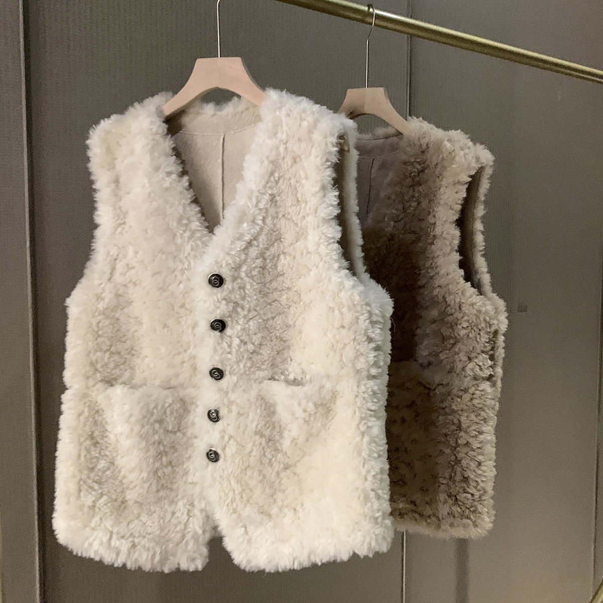 Women's Lamb Wool All-match Thickened Vest