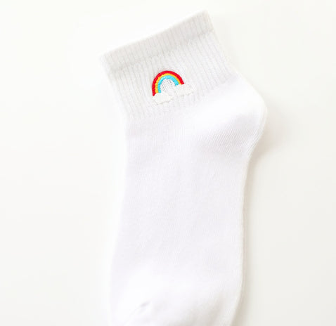 Women's Short Summer Mid-calf Sports Cartoon Women's Socks