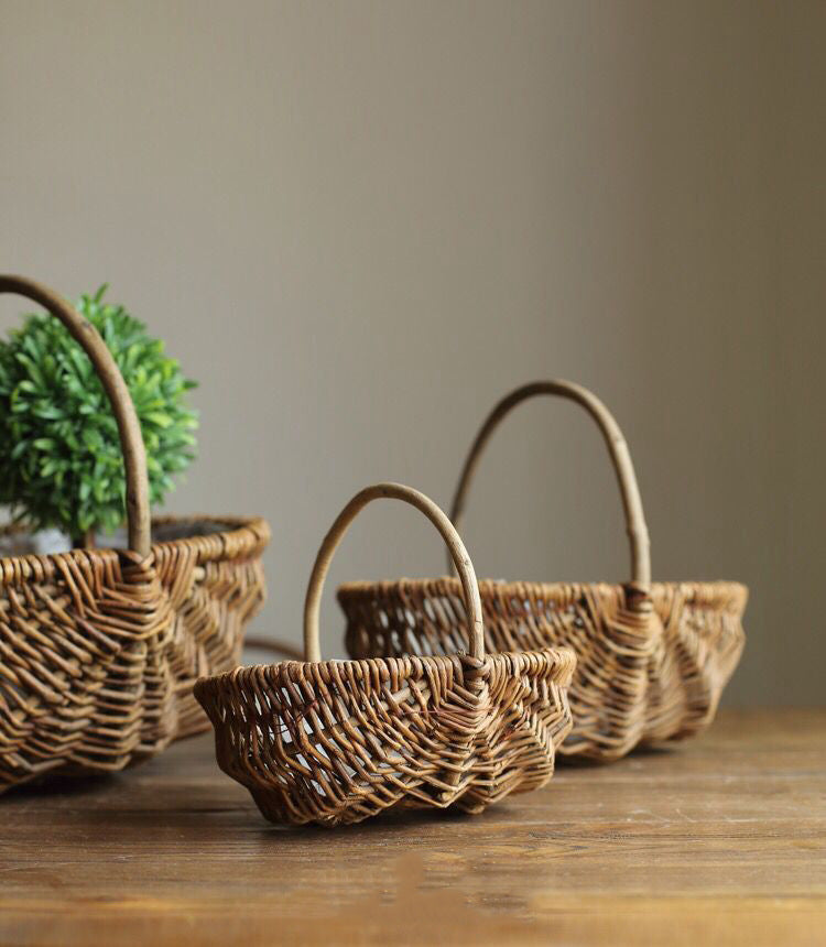 Willow Flower Bamboo Portable Decorative Pastoral Ornament