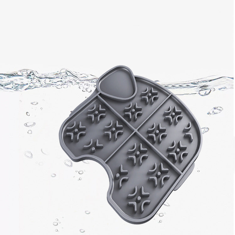 Pet Slow Food Pad Licking Pad Suction Cup Silicone Anti-choking Slow Food Pet Soothing Artifact Silicone Bowl Universal For Cats And Dogs