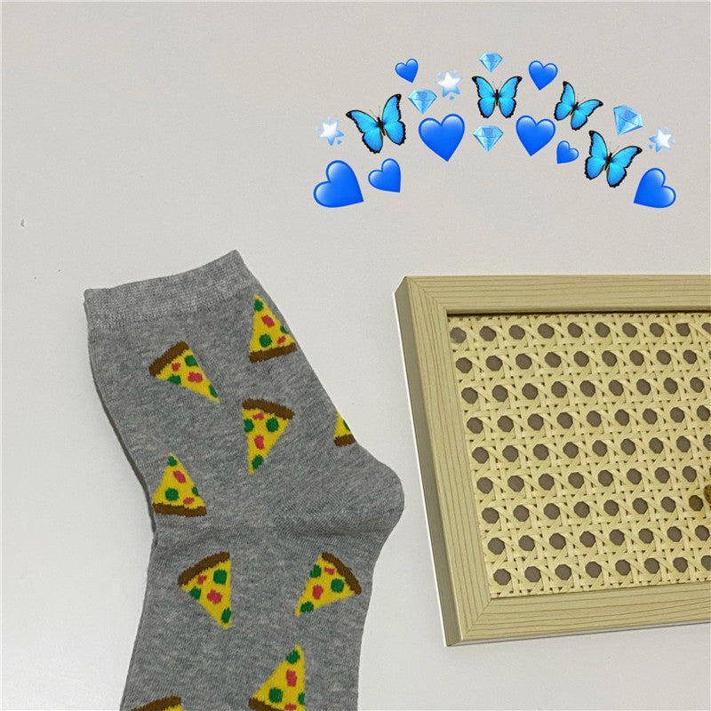 New Personalized INS Style Women's Cotton Mid-tube Socks