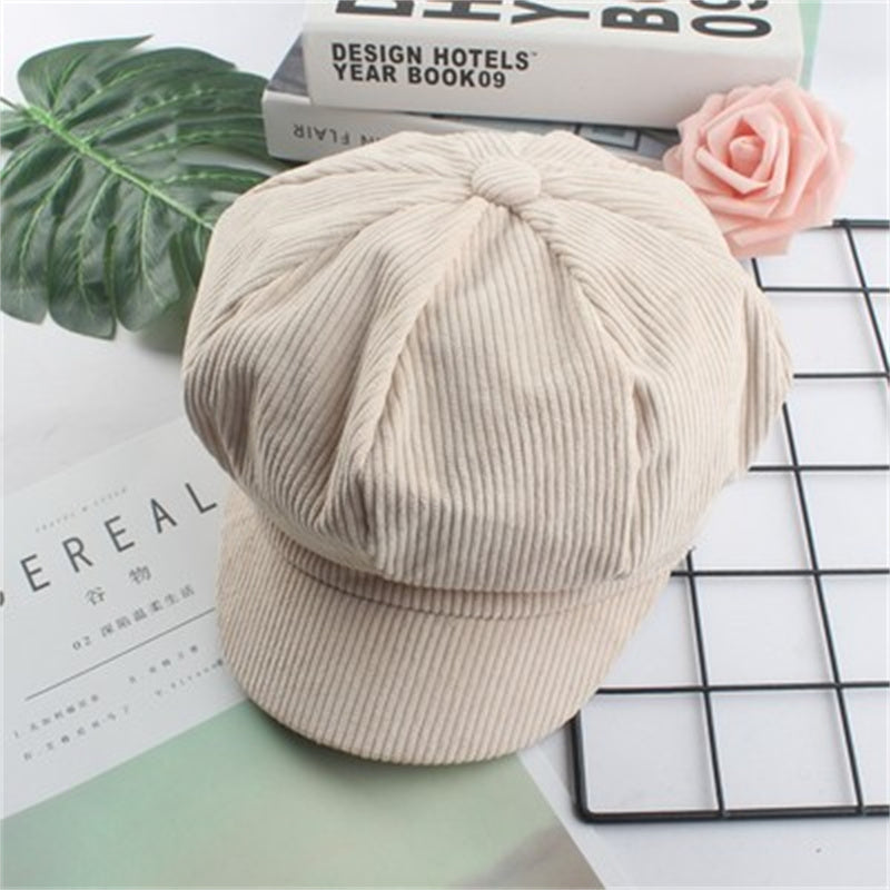 Men And Women Fashion Simple Solid Color Beret